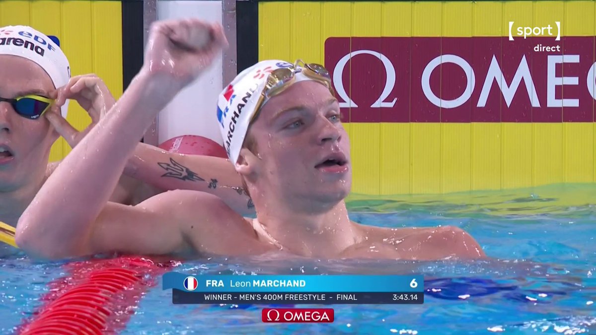 LÉON MARCHAND 🇫🇷 DANS L’HISTOIRE DU SPORT FRANÇAIS !!! 🤩🇫🇷 IL S’OFFRE LE RECORD EN FRANCE SUR LE 400 M NAGE LIBRE ET UN NOUVEAU TITRE AUX CHAMPIONNATS D’EUROPE !!!! ÉNORMEEEEEE 🏊🥇 🎥 francetvsport