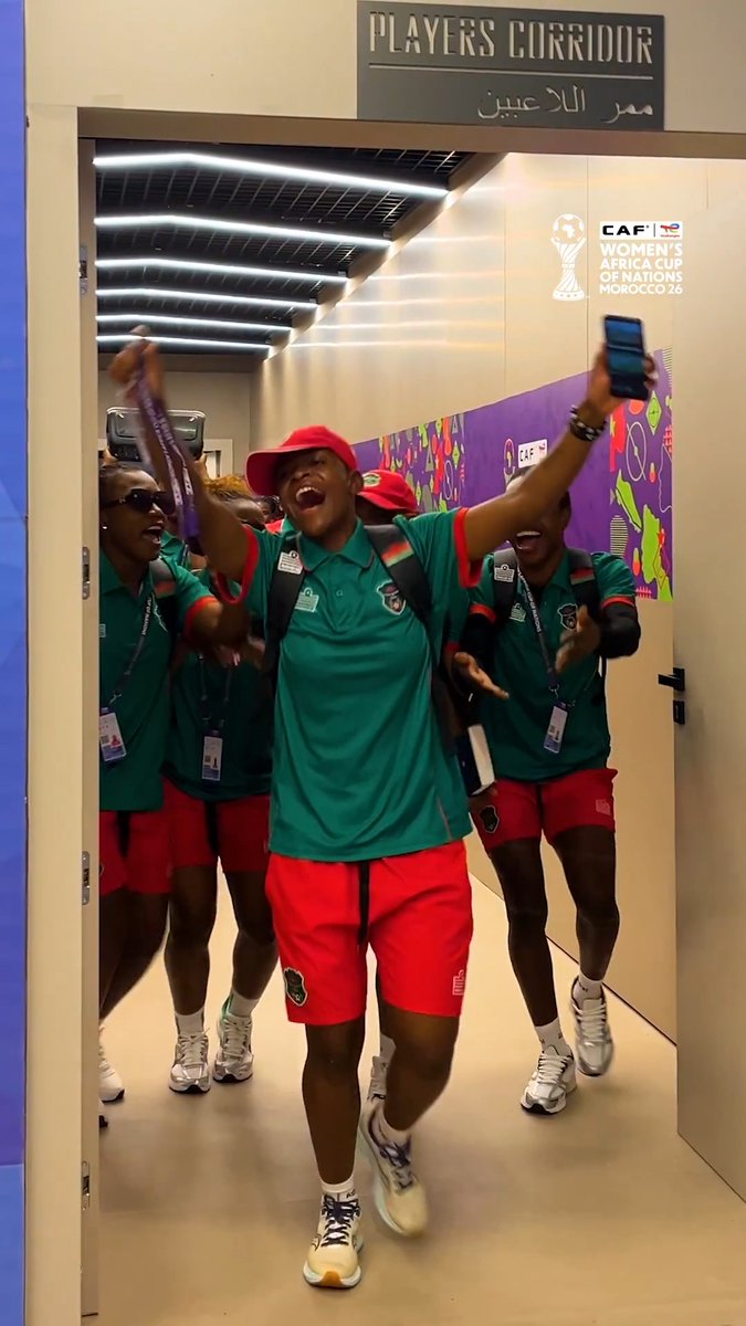 Spirits this high before the final? Must be Malawi. 🇲🇼 #TotalEnergiesWAFCON2026