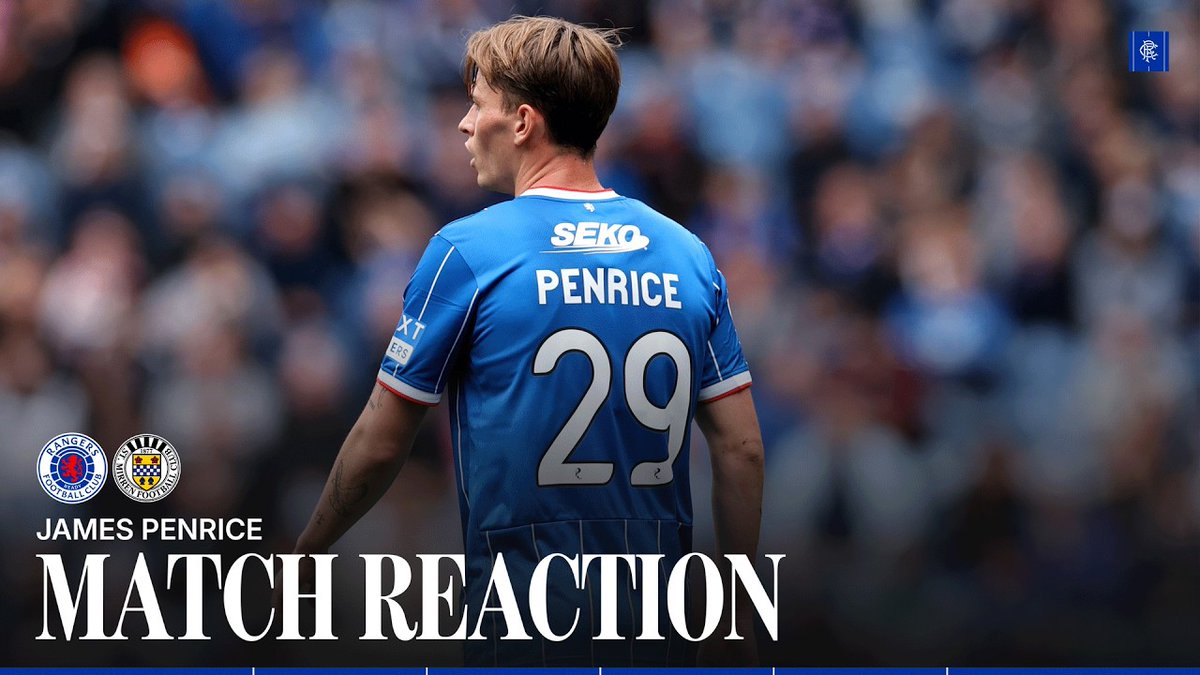 💭 “It was a dream debut.” 🎙️ James Penrice spoke to RangersTV following a memorable afternoon at Ibrox, making his Rangers debut and scoring his first goal for the club.