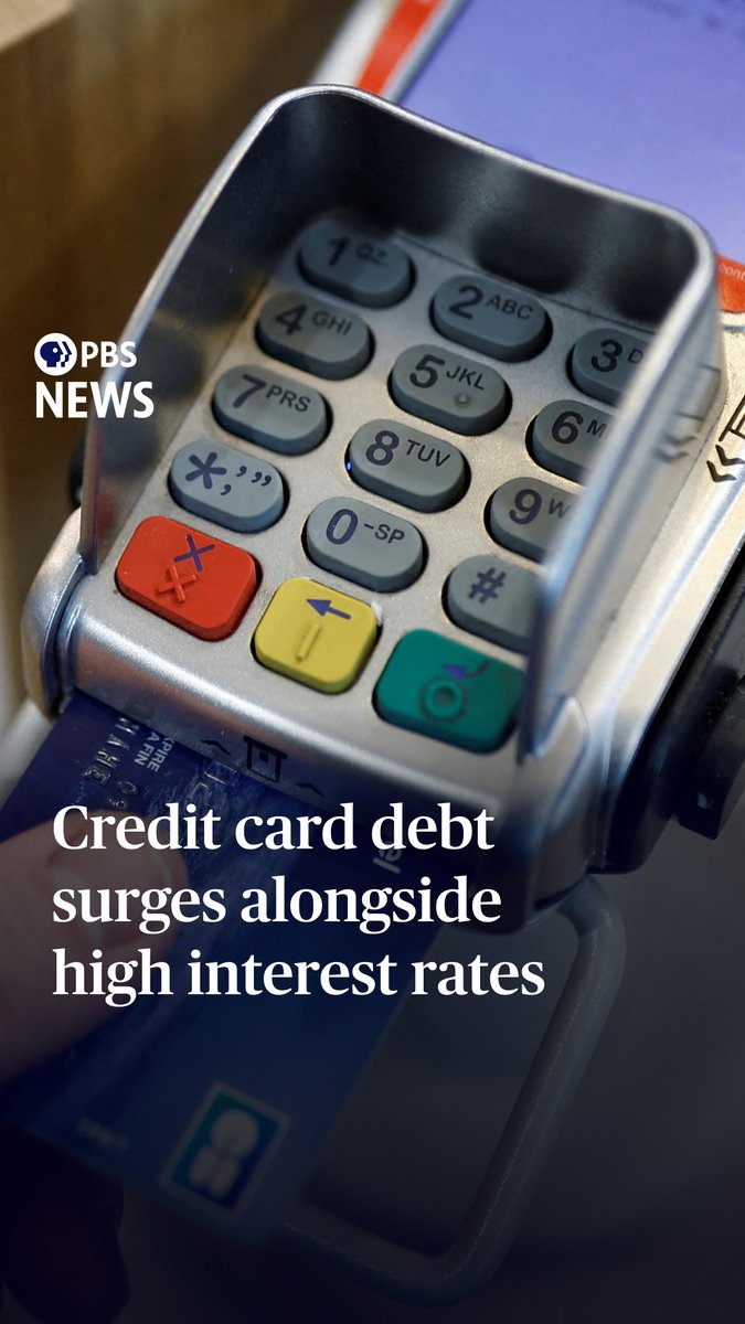 Americans owe more than $1 trillion in credit card debt, up 60% from just five years ago. Meanwhile, higher interest rates make debt even more difficult to pay off. The combination creates a downward spiral, causing credit card delinquencies to surge. Economics correspondent Paul Solman explains.