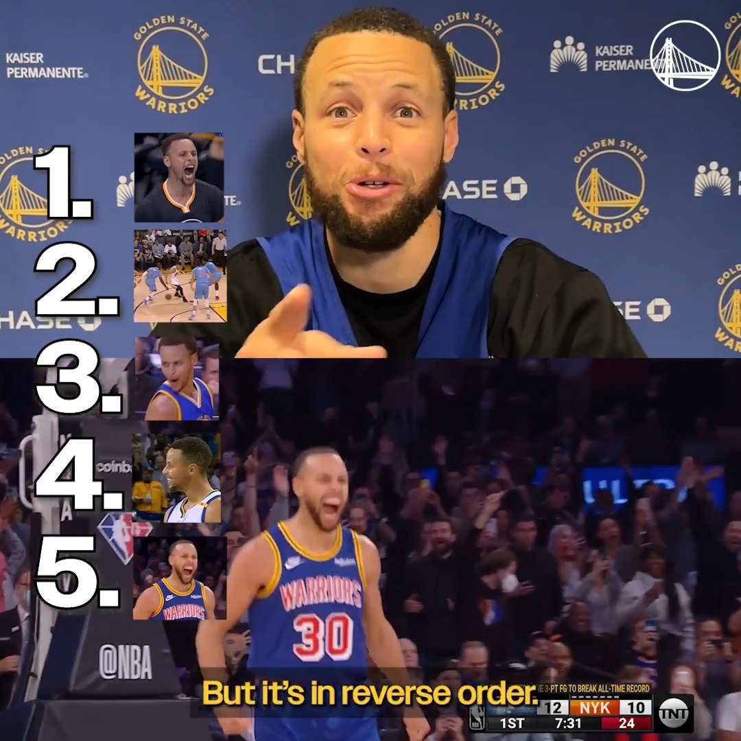 Which five Stephen threes make your list 👀📋