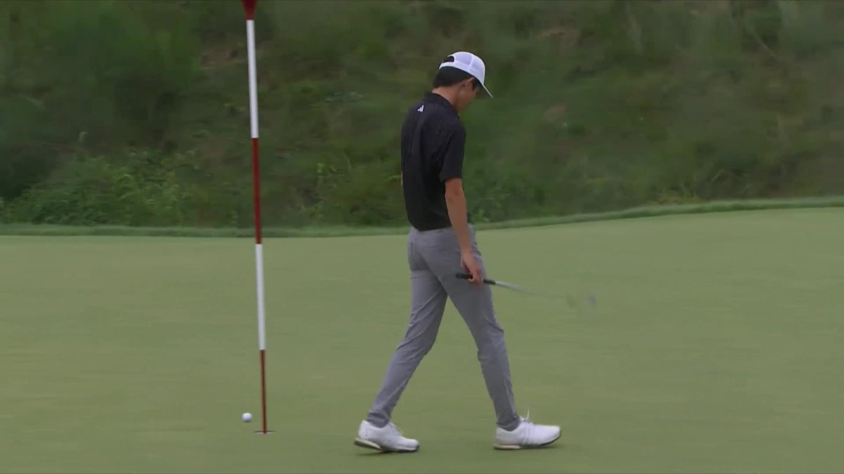 Seriously... that was like an inch away from being the best shot of the entire championship! Incredible creativity from Jay Leng Jr.