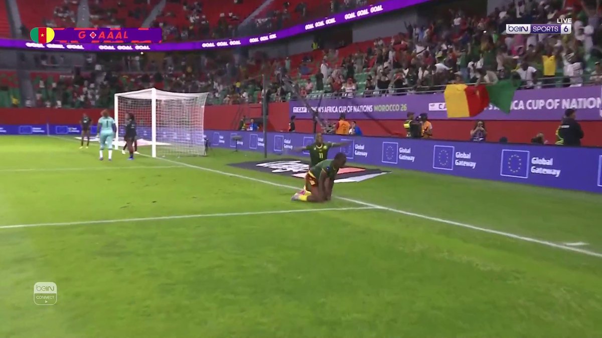 منتخب الكاميرن يواصل التألق ويحرز الهدف الثالث #كأس_أمم_إفريقيا_للسيدات