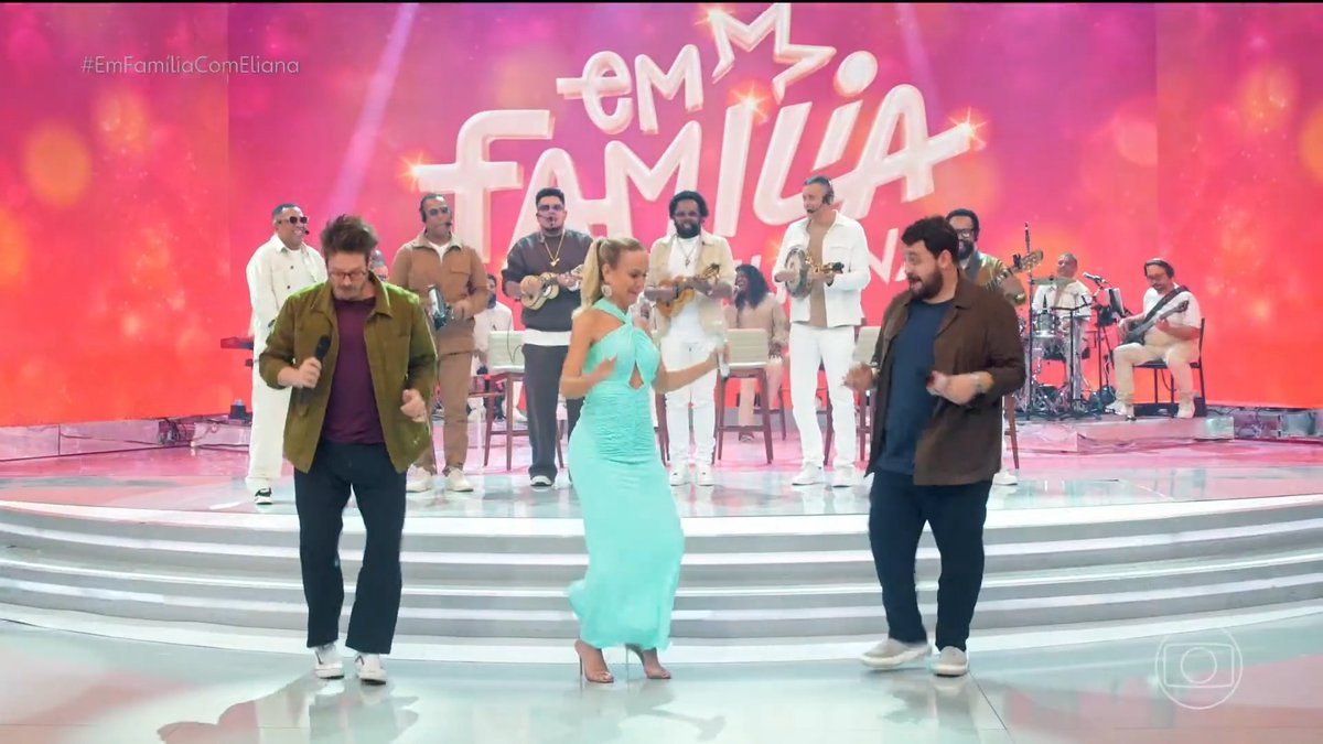 Já é o melhor minuto da Eliana desde a estreia dela na Globo. Se forem pra esse tom, tem muito a crescer #EmFamíliaComEliana