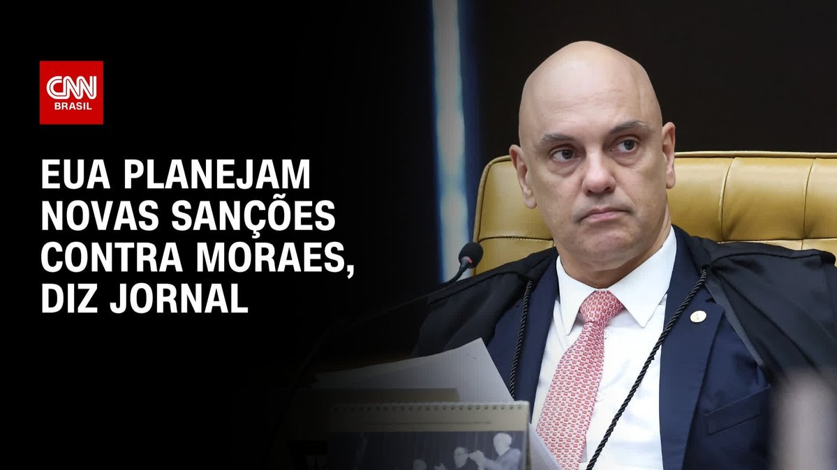 EUA planejam novas sanções contra Moraes, diz jornal; Flávio Bolsonaro 22. O Brasil vai vencer!
