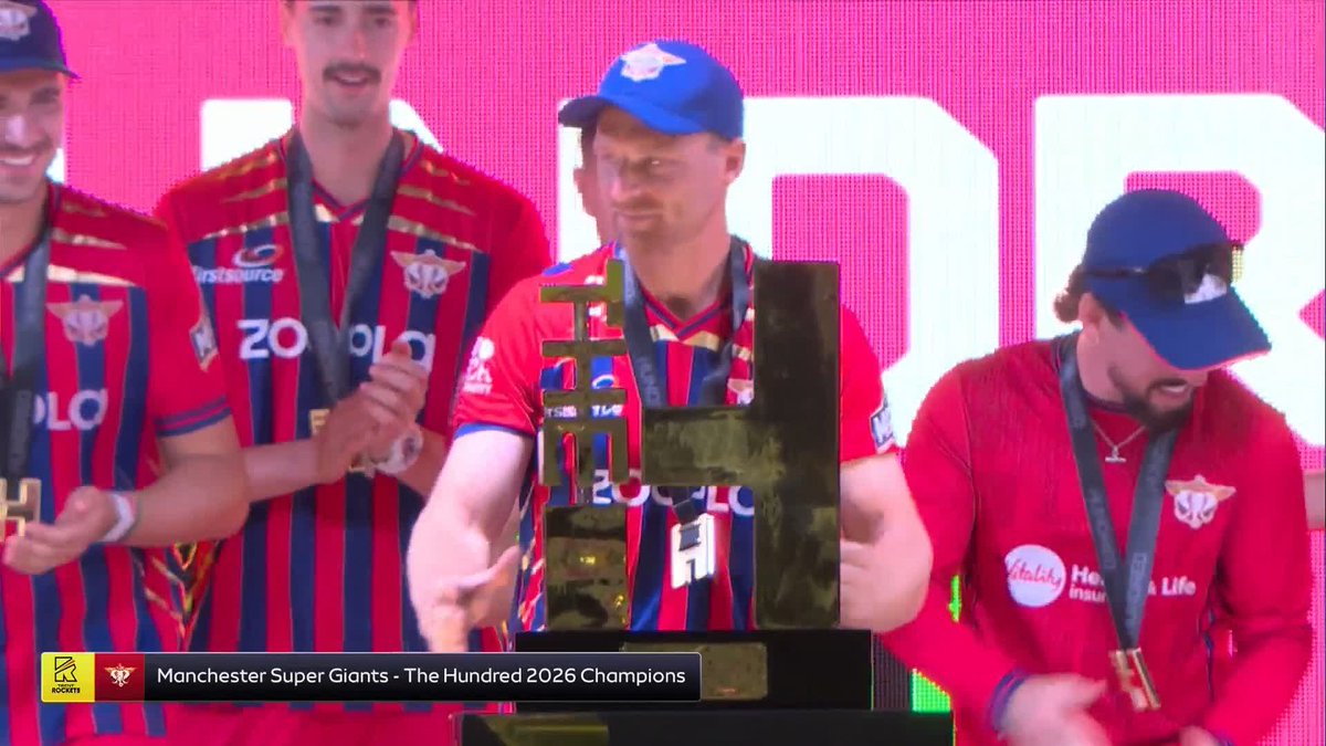 Your winners of the 2026 men's Hundred! 🏆🏏