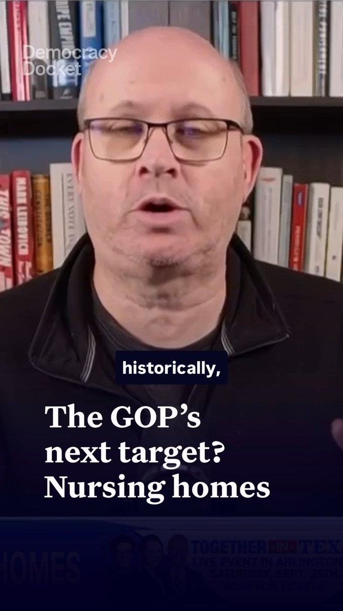 Marc Elias explains why the GOP is going after nursing home voters: older Americans have gotten more likely to vote Democratic — and right on cue, the party turned on them. "It's really a shameful episode in a party that is filled with shameful episodes."
