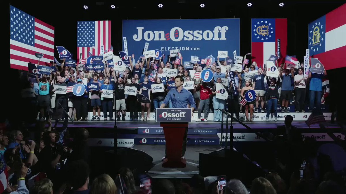 Ossoff frames the midterms as a “rebuke” against Trump and his corruption