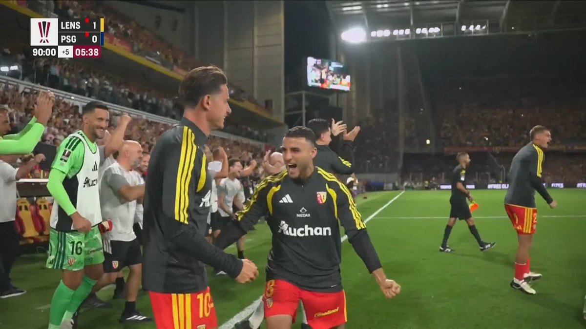 LENS HAVE BEATEN PSG TO WIN THE FRENCH SUPER CUP 🏆🇫🇷