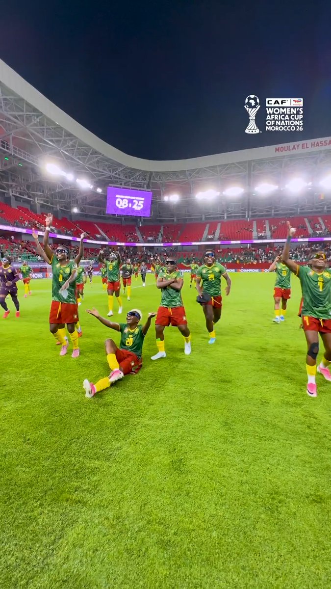 All aboard the Cameroonian celebrations. It's only just beginning. 🤩🇨🇲 #TotalEnergiesWAFCON2026