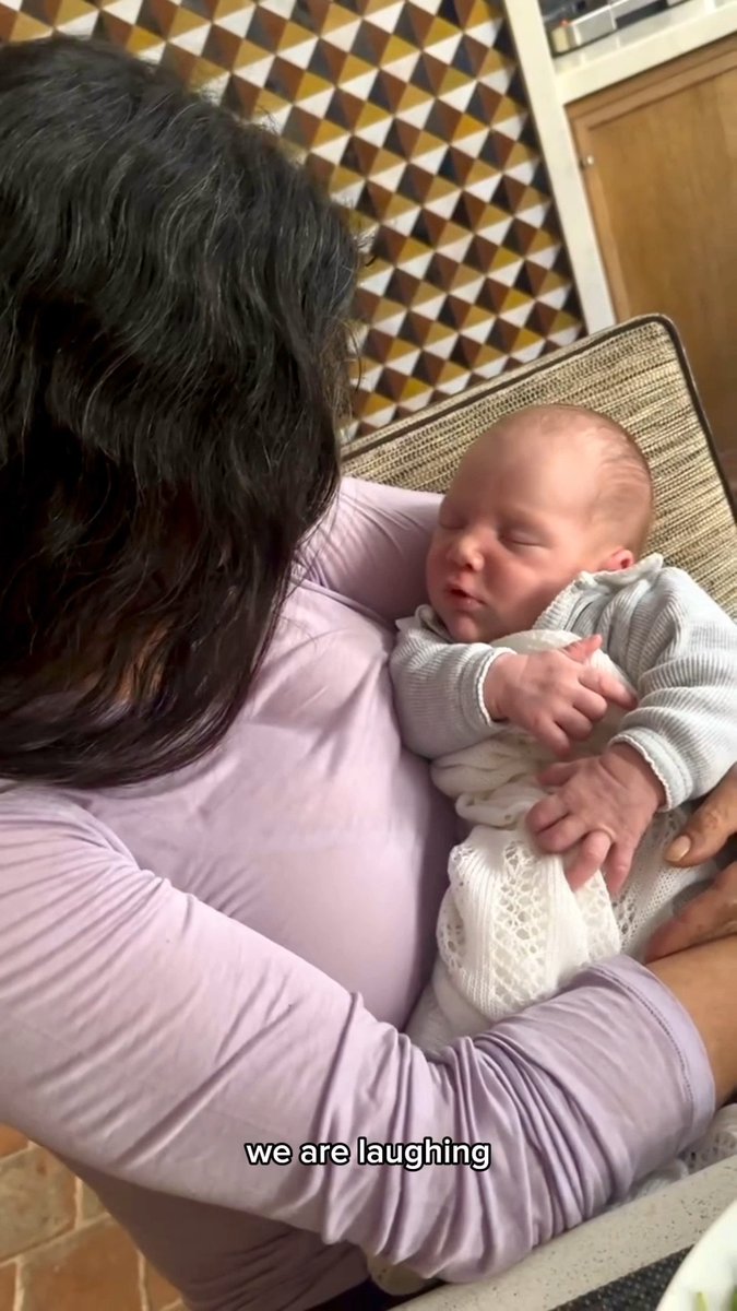 Salma Hayek is so happy to be a grandma 😭 The actress, 59, shared the sweetest video of herself sharing giggles with her baby grandson, François Pinault III – or “Panchito,” as she calls him: “He seems to love it, and I cannot love him more.” Baby’s father is Salma’s stepson François Pinault Jr. - the eldest son of her husband, François-Henri Pinault. This makes little Panchito “the fourth living generation of François” 💙 📽️: salmahayek #grandchild