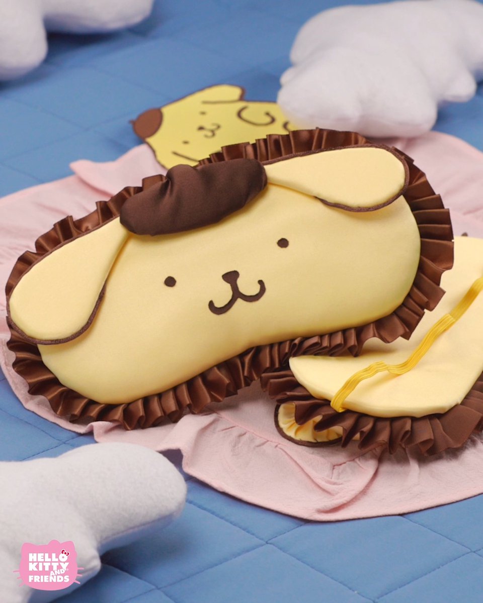 Learn how to make your own DIY cozy Pompompurin Sleep Mask craft on the Hello Kitty and Friends YouTube channel! 🐶