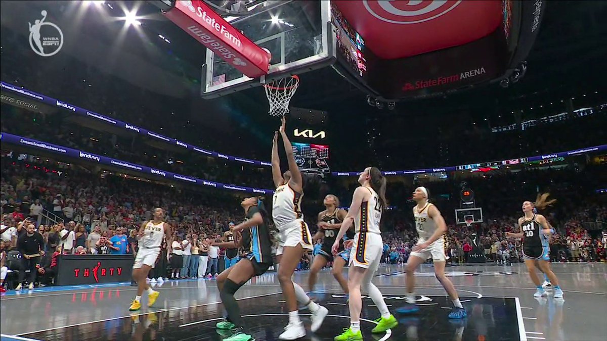 Atlanta was this CLOSE to winning at the buzzer 👀 Watch Fever-Dream in OT on ESPN, Disney+ and the ESPN App 🍿