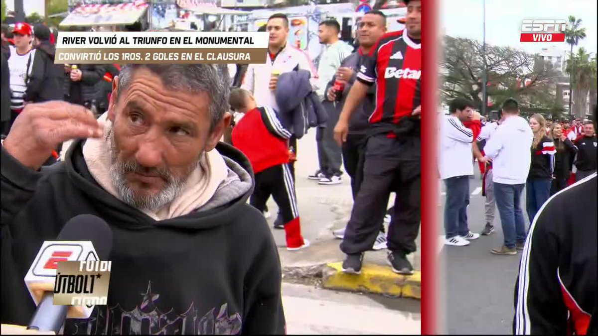 😅👀 YVAEL TERCERO, el nombre de este pequeño hincha de River. ¿Qué te parece? ▶️ Mirá #ESPNFútbol1 en el Plan Premium de #DisneyPlus