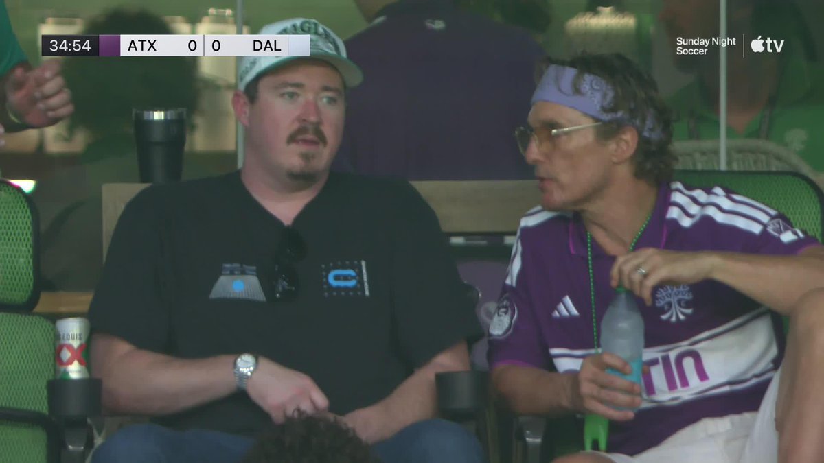 Shane Gillis and Matthew McConaughey checking in from Austin 👋
