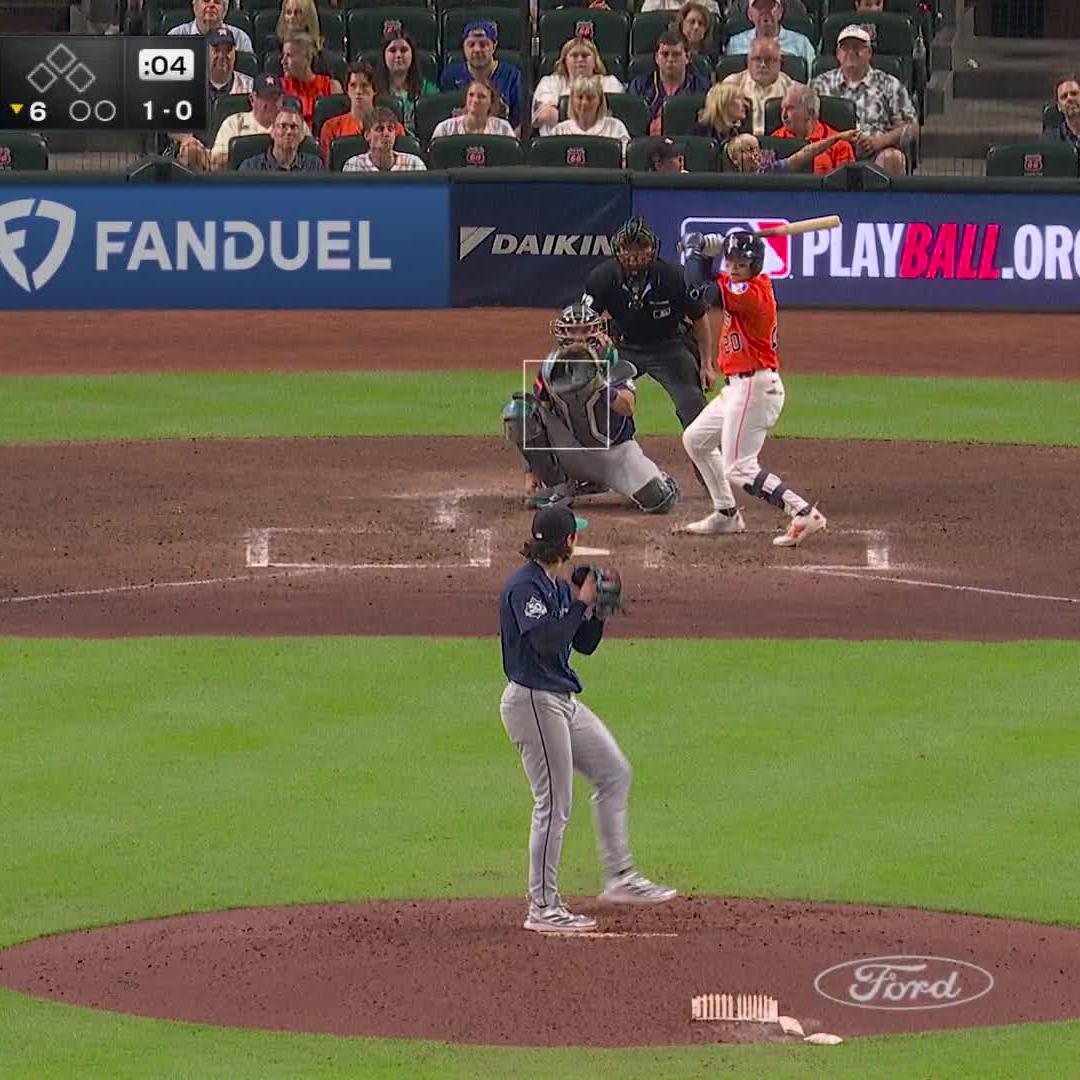 Nick Allen sends one FLYING for Houston. 🚀