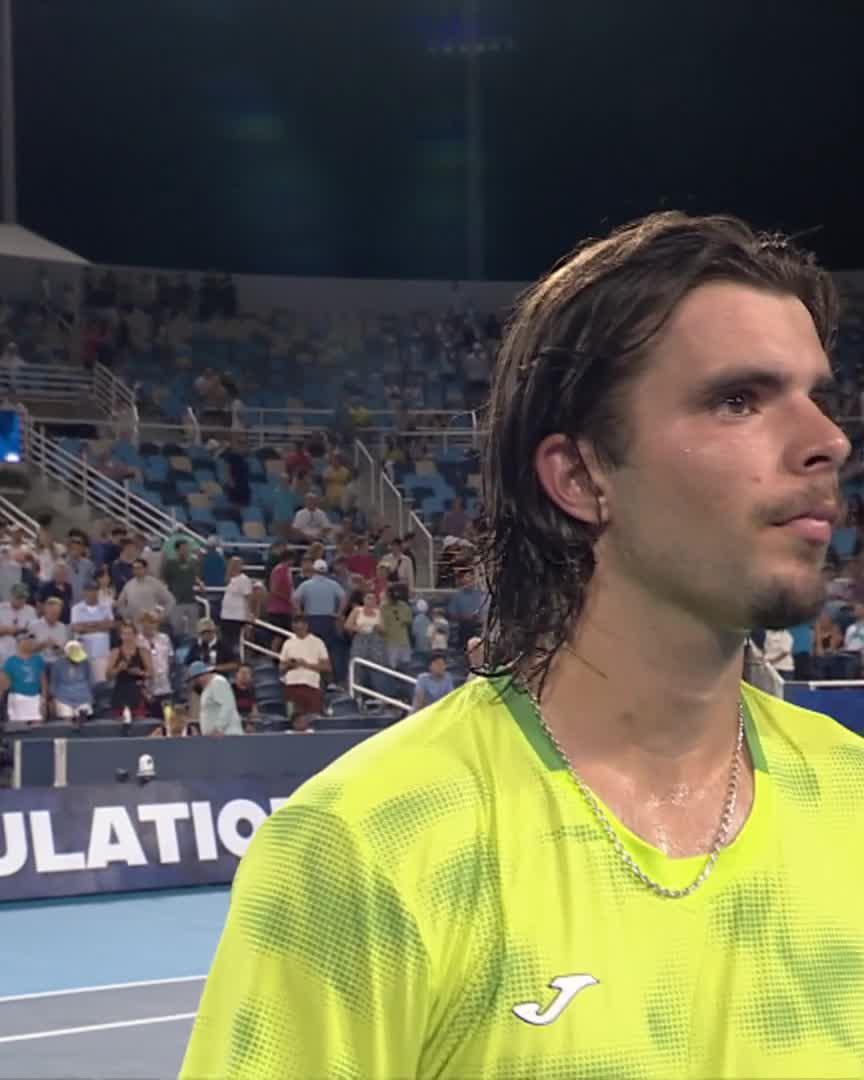 "It's a we made it moment." 🤩 Jaime Faria breaks down a special win at #CincyTennis