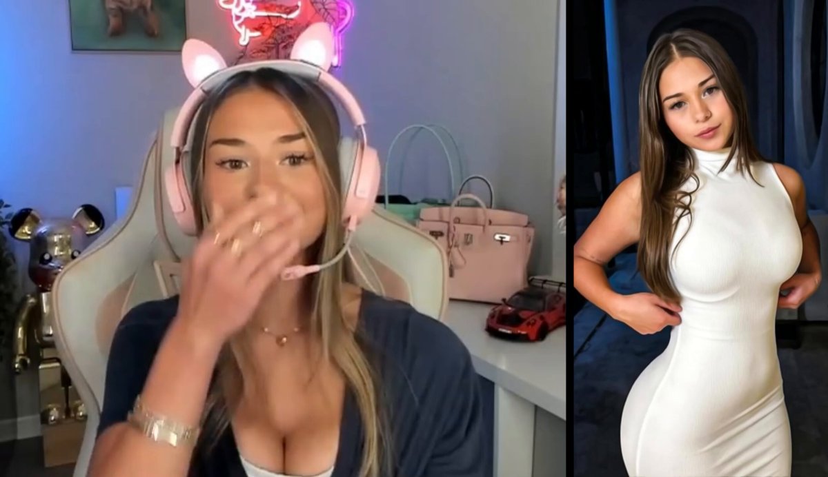 Sophie Rain was trying to hold back her laughter after one of the contestants competing for her love did a whole aura farm intro 😭👀