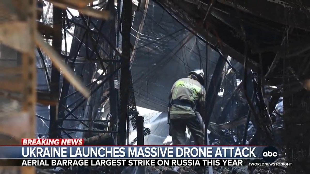 Ukraine launched a massive drone assault on Russia in one of the largest aerial attacks since the war began four years ago. Lama Hasan reports.