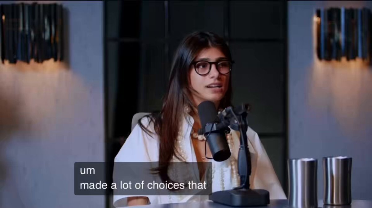 Mia Khalifa opens up and blames all of her regrettable life choices on low self esteem and lack of self awareness. Mia says she got into c6rn6graphy because she needed to belong to a group so she chose to be a s6x symbol. Mia also adds that she regrets getting into marriage early at 16 years old with someone who was extremely ab6sive and dangerous to her.. She tags the man as a predator and said he took advantage of her inexperience and lack of self awareness 👀💔 ‘I regret most of my life choices, the biggest being c6rn6graphy.. I needed to belong so i chose to be a s6x symbol, i also regret getting into marriage so early with an extremely dangerous person’