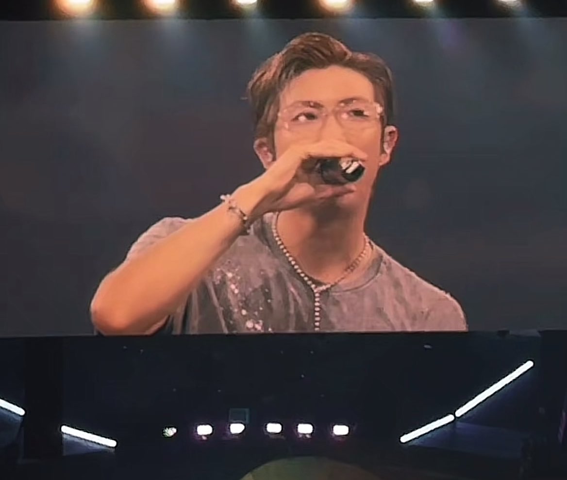 Namjoon’s ending ment day 2 ARLINGTON 🐨: “TEXAS!!!!!!!… I can see why You are the hottest place out of this whole America, you are the hottest for sure. You know what today was our exactly the 40th concert since the very start, thank you for making this special night even more special with your love, and I could feel your love for sure thank you very much and we don’t say I love you we say “사랑해요” (Saranghaeyo). I love you guys so much thank you so much”🫶🏻🙇
