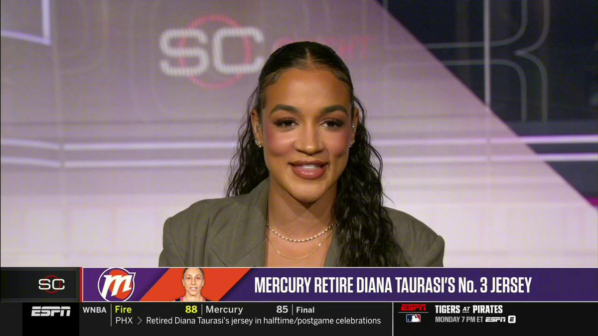 "As fiery as Diana Taurasi always was on the court, she always seemed to infuse moments of joy and comedy, and she was unapologetically herself." Andraya Carter shares her favorite moment from the legendary Diana Taurasi 🐐