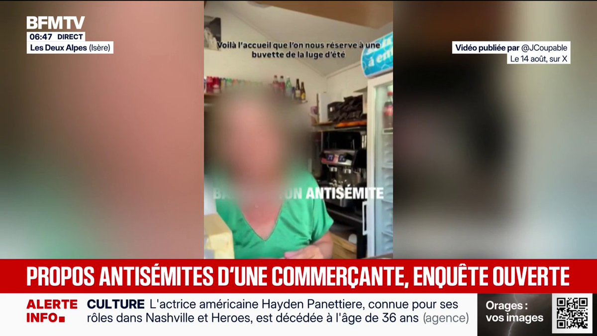 Les Deux Alpes: une enquête ouverte après les propos antisémites d'une commerçante
