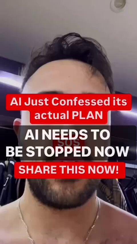 AI SOS WARNING FROM MAN WHO GOT IT TO ADMIT IT'S PLAN 🍿🐸🇺🇸 SHARE!