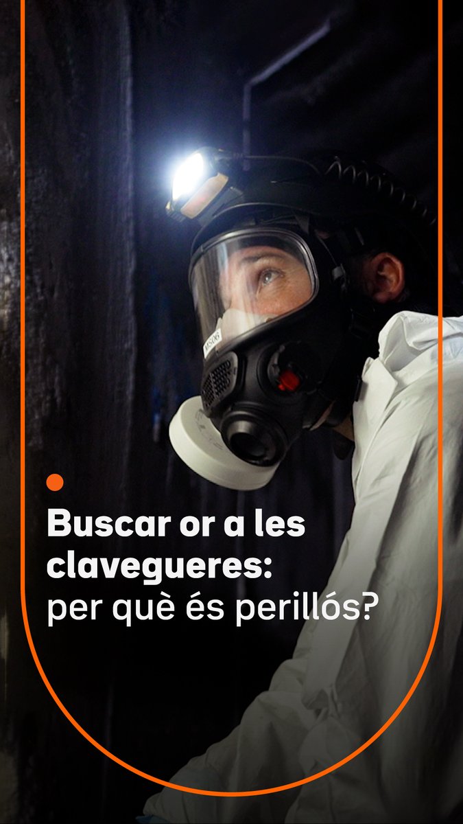 "Busquen joies i metalls preciosos al clavegueram." Cada cop més gent baixa a les clavegueres per buscar or i altres elements de valor. Els Mossos alerten que és una pràctica il·legal i perillosa