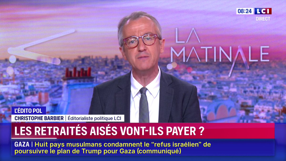 Les retraités aisés vont-ils payer ? 📺 L'édito politique de Christophe Barbier