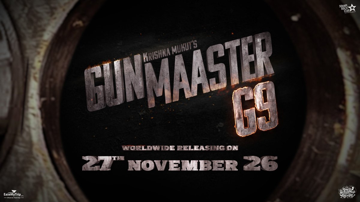 #GunmaasterG9 is locked, loaded and ready to fire up the big screen on 27th November. And this time, it’s not just bullets firing. It’s romance, music and action coming to steal your heart. #G9 #Gunmaaster Produced by Deepak Mukut #HunarMukut Sangeeta Ahir Presented by Soham Rockstar Entertainment Pvt Ltd Directed by aditya datt Emraan Hashmi Genelia Deshmukh Aparshakti Khurana Abhishek Singh aditya datt Himesh Reshammiya Soham Mukut Nishant Pitti #JohariTailor Junaid Wasi #SarimMomin #AnikrVerma #SreStudiosOfficial Himesh Reshammiya Melodies teena paradkar #KeikoNakahara