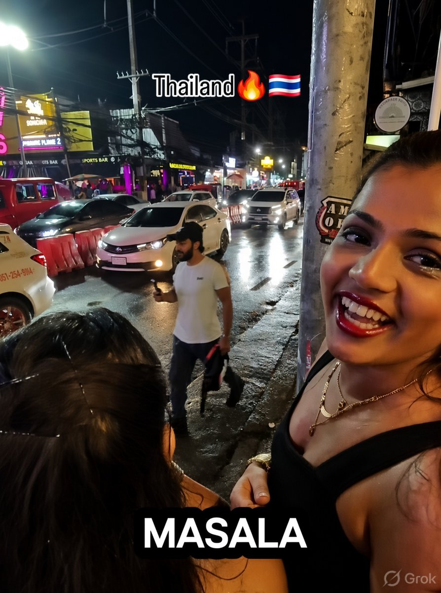 — She is married and is currently enjoying a 5-day vacation in Thailand with her female friends. — And you already know what Thailand is famous for and what goes on there. — A random Brazilian streamer asked her and her friend for s*x, and she had no problem with it and even laughed about it. — Imagine if this had happened in India; the feminists would still be doing endless RR about p*triarchy and m*sogyny, and saying how girls are h*rassed in India and that women are n*t safe here. BTW, never marry a woman who went to Thailand for fun, or one who wants to go to Thailand after marriage for the same reason.