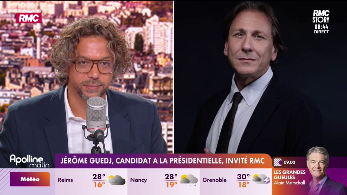 🗣️ Jérôme Guedj, candidat à la présidentielle : "C'est hallucinant que le gouvernement pose le débat en ces termes au milieu de l'été. C'était ce qu'il fallait faire pour flinguer le débat. Ça donne l'impression de cibler une partie de la population." #ApollineMatin