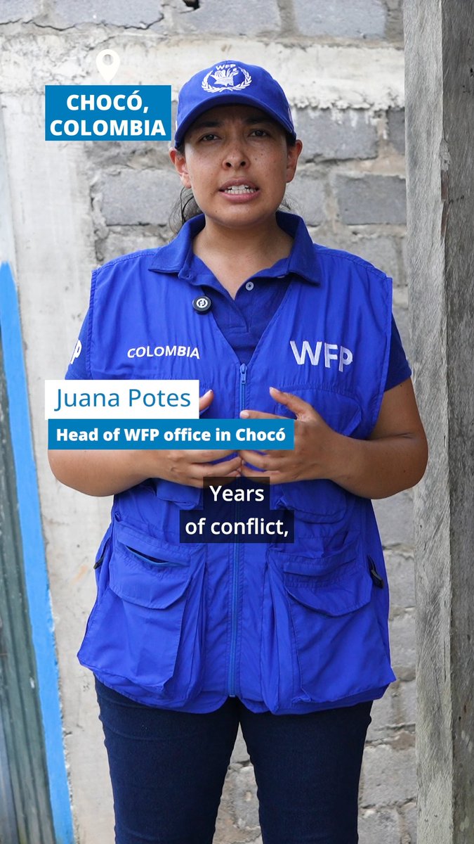 📍 #Colombia: In Chocó, the earthquake struck communities already facing conflict, displacement and food insecurity. With many families still isolated by damage, WFP is on the ground supporting the Government-led response. WFP's Juana explains👇