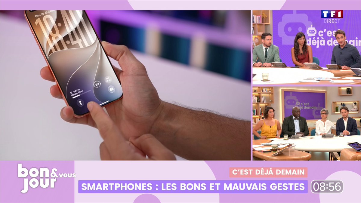 📱 Smartphones : les bons et les mauvais gestes ▶️ C'est déjà demain avec Jean-Baptiste Nicolet (JB - TheiCollection)