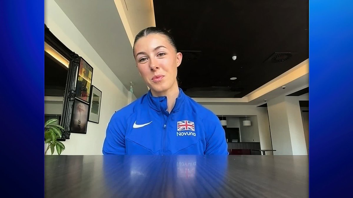 🗣️ "Creating history together as two young women on a global stage is incredible." Amy Hunt reacts to winning a record four gold medals at the European Athletics Championships and creating history with Dina Asher-Smith 🏅