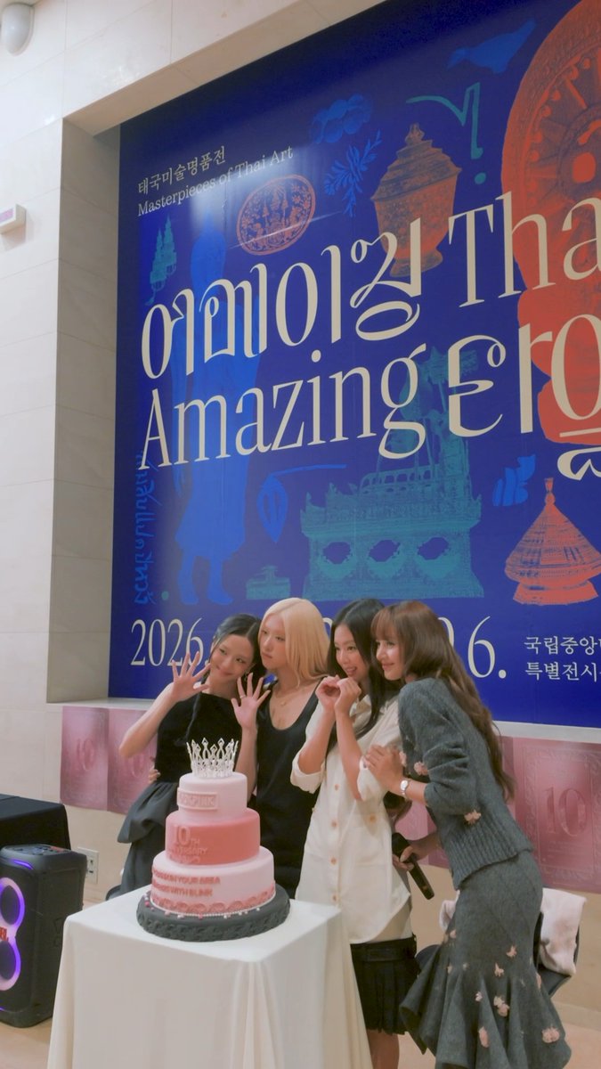 #BLACKPINK 10th Anniversary MEET &amp; GREET 🖤💗 #블랙핑크 #10THANNIVERSARY #WITHBLINK #YG