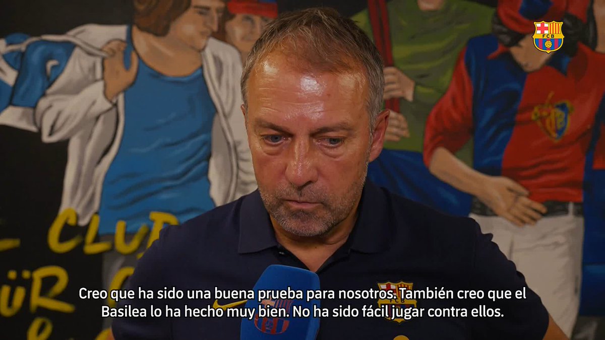 🗣️ Les declaraciones de Hansi Flick después de la victoria en Basilea