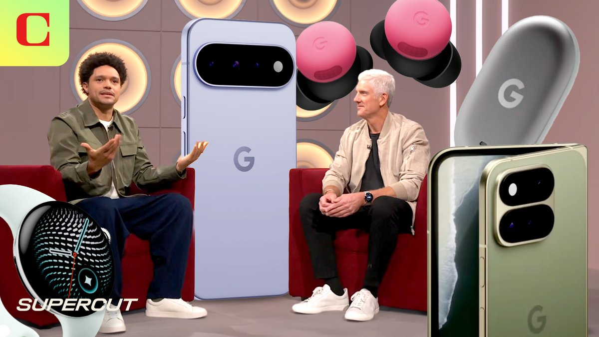 Google revealed its new lineup of Pixel 11 Phones, Pixel Buds Pro, the Pixel Watch 5 and the new Pixel Tag at its Made by Google event, hosted by Trevor Noah. Check out all the highlights and product reveals in less than 12 minutes.