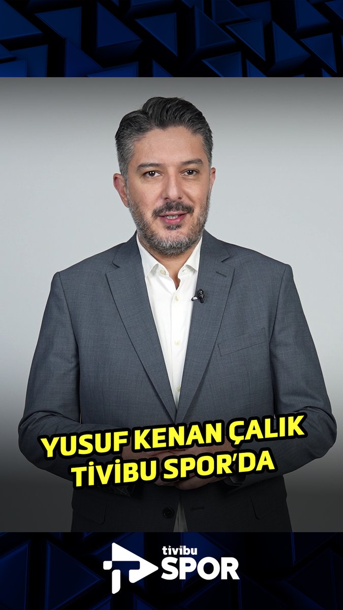 Yusuf Kenan Çalık yeni sezonda Tivibu Spor'da! Yusuf Kenan Çalık
