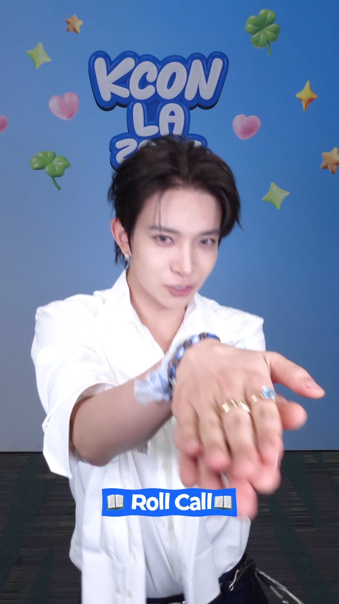 [#KCONLA2026] 🎥 “Here!” at KCON🙋 DAY 3 Ding dong~ Roll Call time! 🛎️ Who’s checking in at KCON today? ✅ - KCON LA 2026 AUG 14-16 Arena, LA Convention Center Let’s #KCON