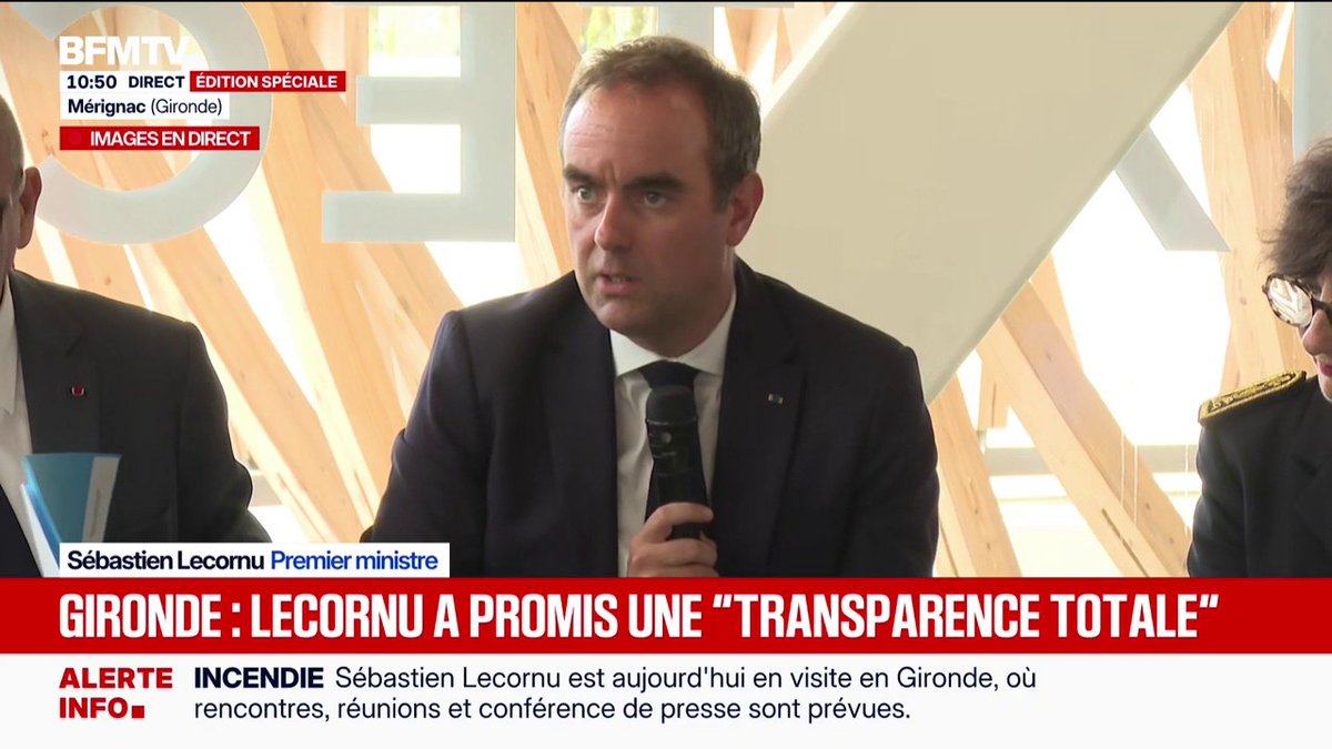 📂🇫🇷FLASH INFO - "Nous n'avons strictement rien à cacher sur le déroulé des opérations de protection", assure Sébastien Lecornu Alors qu’on a un enregistrement qui prouve qu’ils nous mentent sur les moyens, doit-on vraiment encore écouter ces gens ?