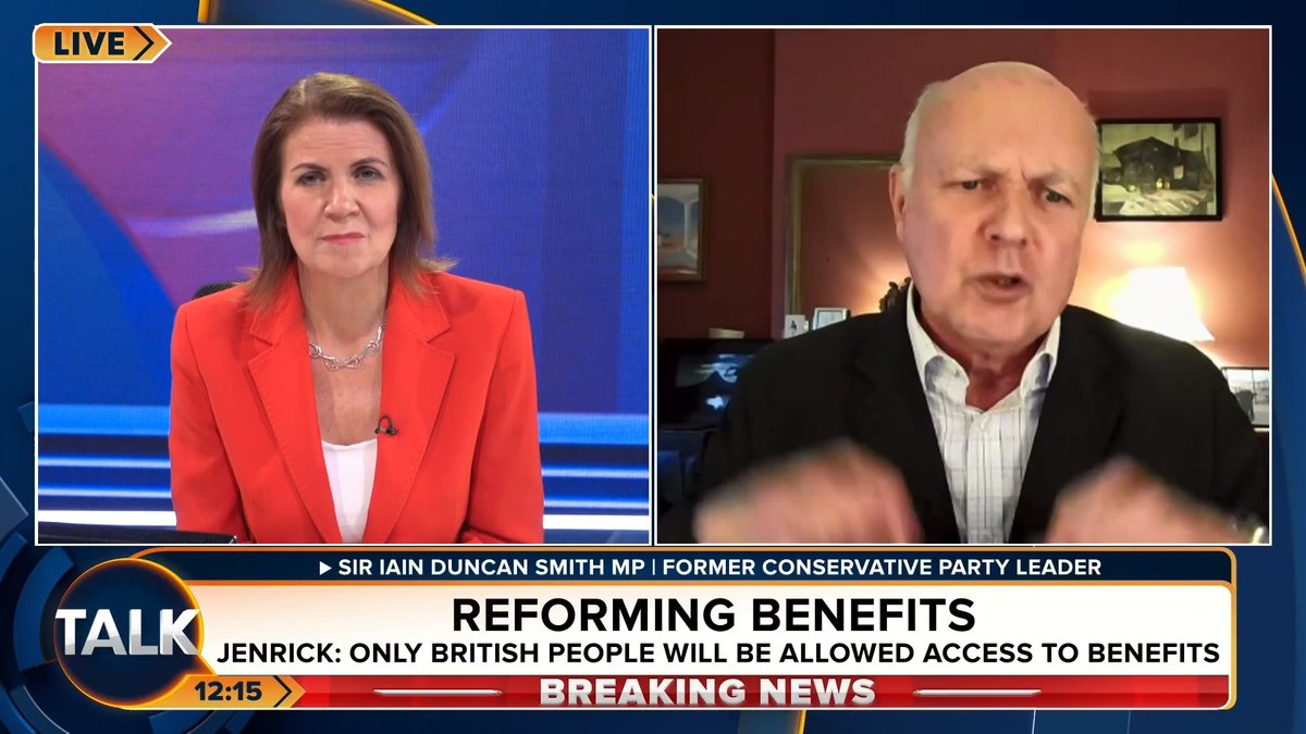 "It's very easy to say we're going to get rid of this and we're gonna smash that" Sir Iain Duncan Smith says Reform UK's benefits reform will get blocked by the courts and appeals system and they won't be able to easily implement change. Iain Duncan Smith MP Chingford & Woodford Green | Jeremy Kyle