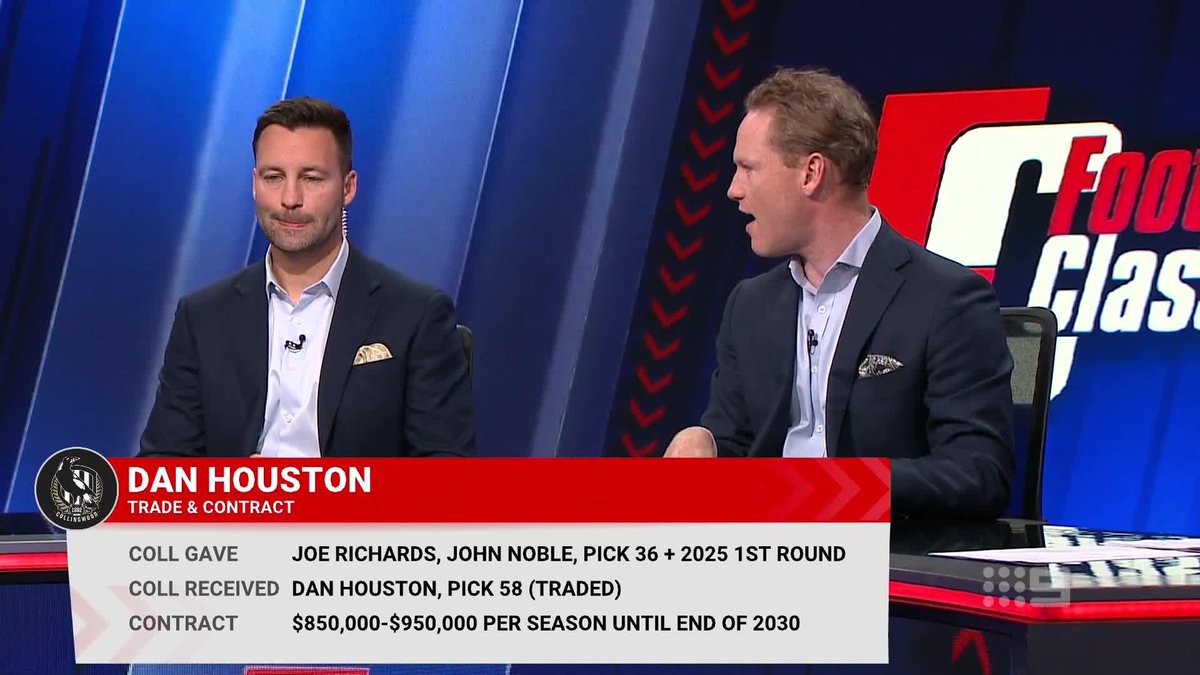 Has the Dan Houston trade been a fail for Collingwood? #9FootyClassified | Watch on 9 & 9Now 🖥️