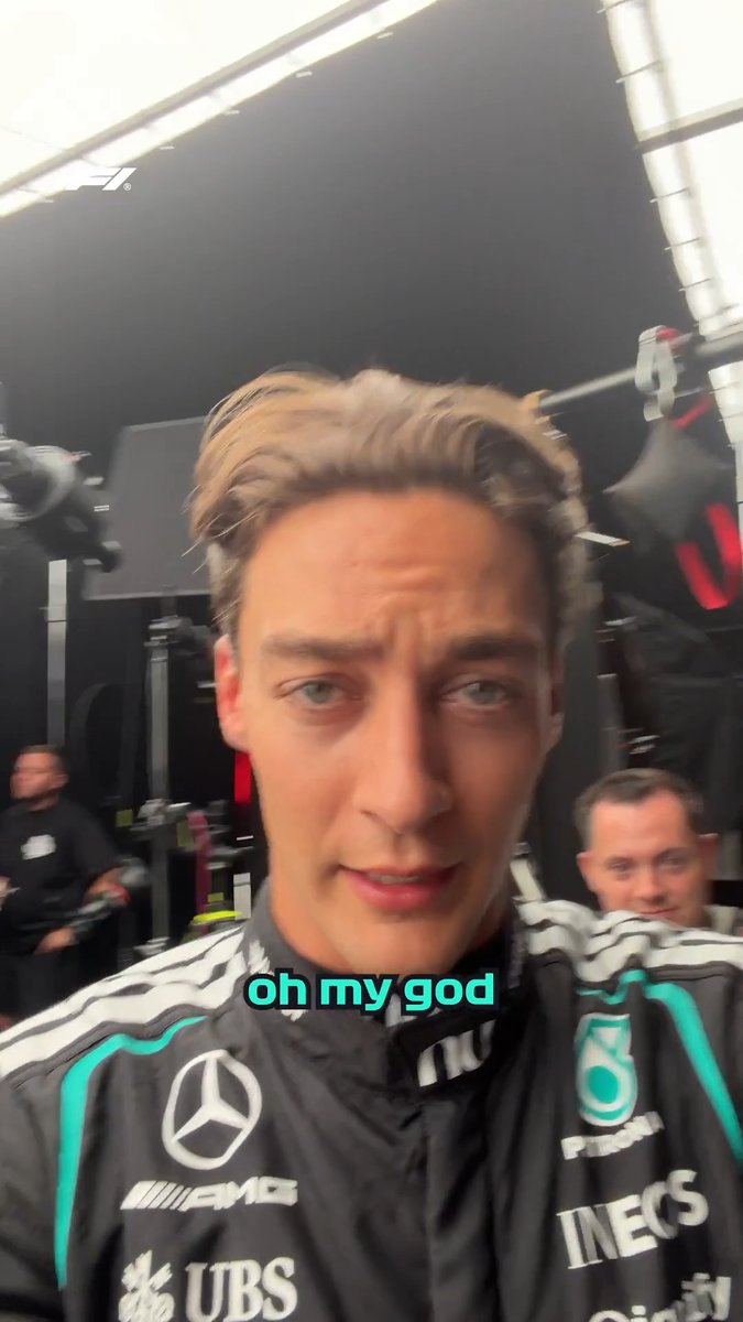 Looking good to us, George Russell 🤣 #F1