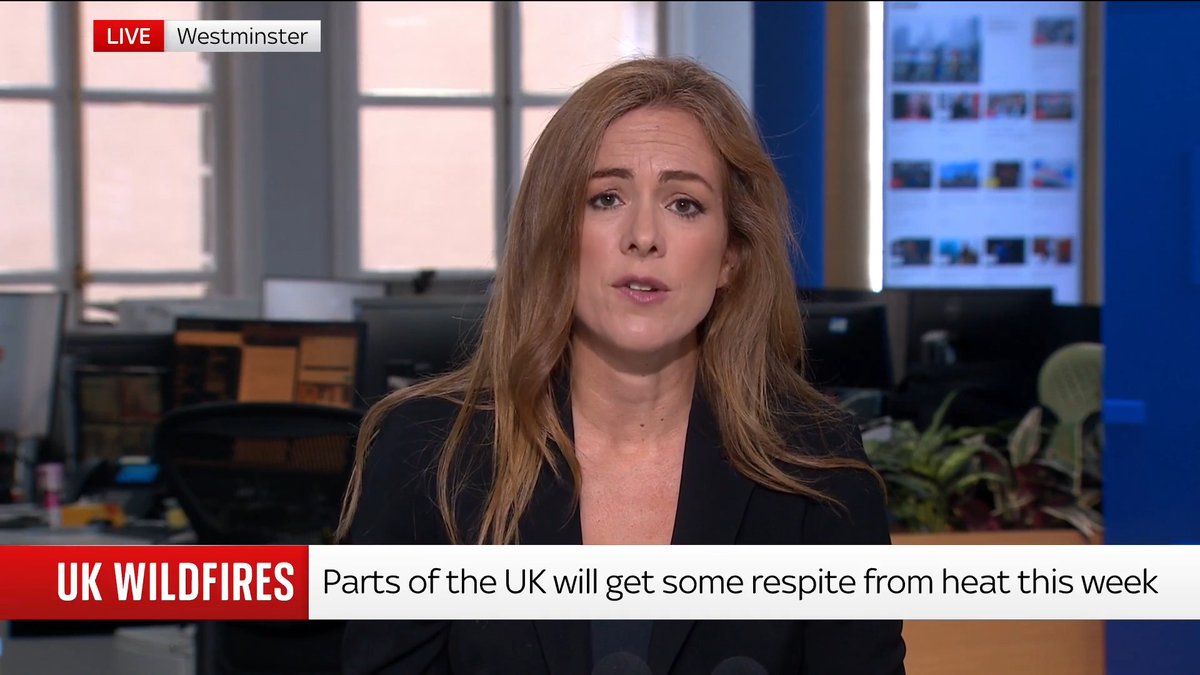 The emergency alert for wildfires was 'entirely appropriate', No 10 says after criticism. Sky's political correspondent Amanda Akass reports on the controversies surrounding the alert and what the government has said to defend it.