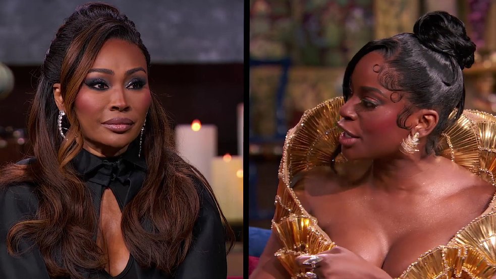 #RHOA Season 17, Episode 20 SNEAK PEEK. Season 17, Reunion Part 3. All New, Sunday 8/7c on @Bravotv. (Source @Bravotv NBCUniversal)
