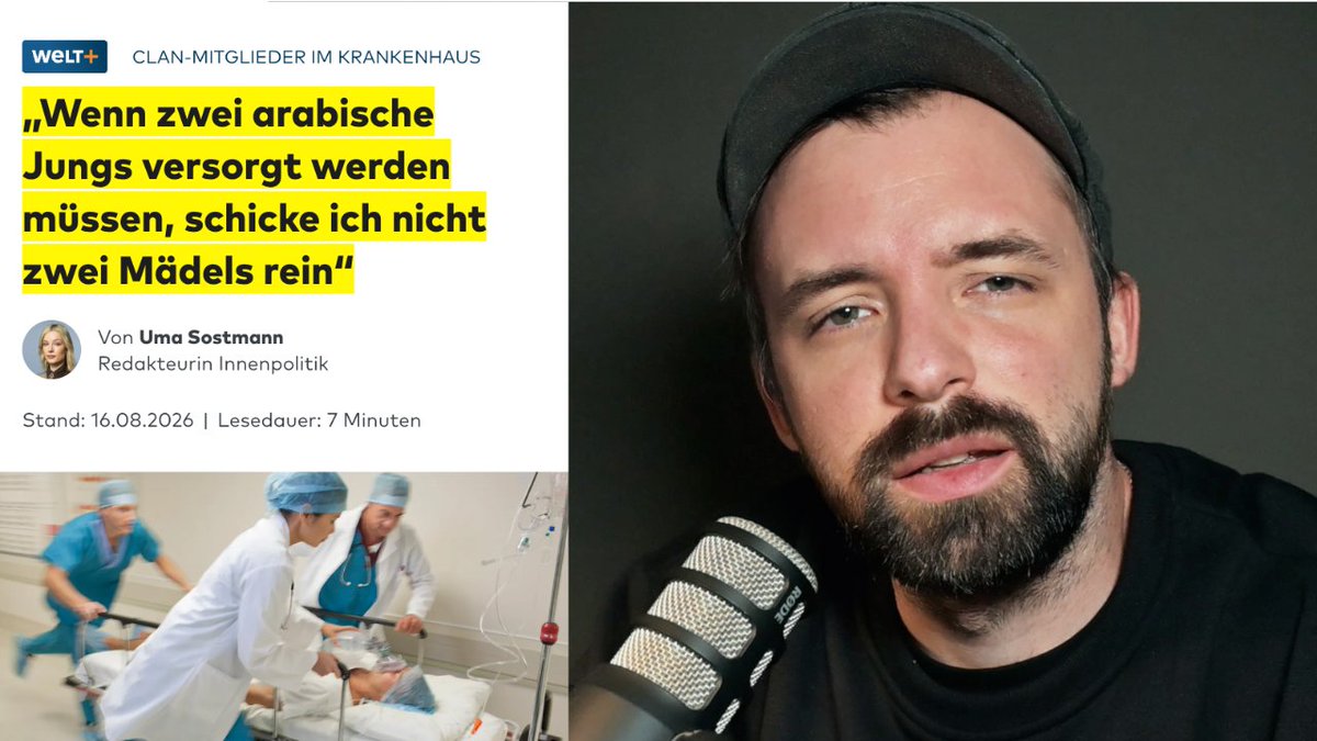 Es ist so IRRE: Ein Krankenpfleger berichtet, wie Clans Krankenhäuser einnehmen, Frauen von ihnen fern gehalten und Straßen mit massivem Polizeiaufgebot abgeriegelt werden. Alles KOMPLETT außer Kontrolle.