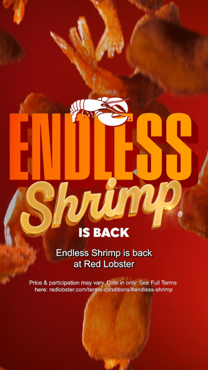 ENDLESS 👏 SHRIMP 👏 IS 👏 BACK 👏