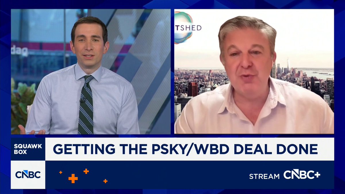 "I don't see what changes until Paramount comes to the table with some meaningful structural remedies," says Rich Greenfield, LightShed 🔦 of the $PSKY & $WBD merger as antitrust concerns continue.